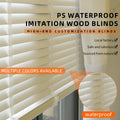 50mm Faux Wood Venetian Blinds | Waterproof